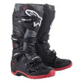 topánky TECH 7, ALPINESTARS (čierna/sivá/červená, veľ. 45,5)