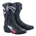 topánky S-MX 6, ALPINESTARS (čierna/biela/sivá/červená, veľ. 36)