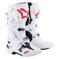 topánky TECH 10 SUPERVENTED, ALPINESTARS, perforované (biela/červená/čierna, veľ. 44,5)