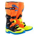 topánky TECH 5, ALPINESTARS (oranžová fluo/žltá fluo/modrá/čierna, veľ. 38)