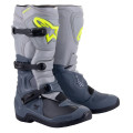 topánky TECH 3, ALPINESTARS (svetlo šedá/šedá/čierna/žltá fluo, veľ. 39)