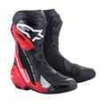 topánky SUPERTECH R HONDA kolekcia, ALPINESTARS (čierna/červená fluo/modrá/biela, veľ. 45)