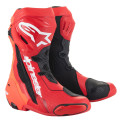 topánky SUPERTECH R, ALPINESTARS (červená fluo/červená, veľ. 39)