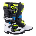 topánky TECH 7 S, ALPINESTARS, detské (čierna/biela/žltá fluo/modrá, veľ. 35,5)