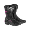 topánky STELLA S-MX 6, ALPINESTARS (čierne/fialové/biele, veľ. 36)