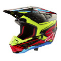 prilba S-M5 ACTION 2, ALPINESTARS (žltá fluo/červená fluo, veľ. S)