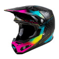 prilba FORMULA S, FLY RACING - USA (čierna/modrá, veľ. XL)