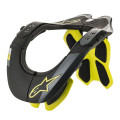 chránič krčnej chrbtice BNS TECH-2, ALPINESTARS (čierna/žltá fluo, veľ. XS/M)