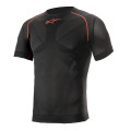 termo prádlo s krátkym rukávom RIDE TECH SUMMER, ALPINESTARS (čierna/červená, veľ. XL/2XL)