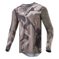 dres RACER TACTICAL, ALPINESTARS (zelená camo/hnedá, veľ. S)