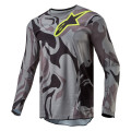 dres RACER TACTICAL, ALPINESTARS (sivá camo/žltá fluo/čierna, veľ. S)