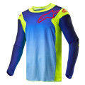 dres RACER HOEN, ALPINESTARS (žltá fluo/modrá/červená, veľ. M)