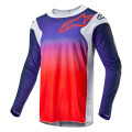 dres RACER HOEN, ALPINESTARS (šedá/modrá/oranžová, veľ. L)