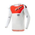 šaty SUPERTECH WARD, ALPINESTARS (biela/oranžová, veľ. XL)