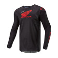 dres RACER ICONIC HONDA kolekcia, ALPINESTARS (čierna/červená, veľ. XL)
