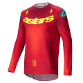 dres SUPERTECH MAKER, ALPINESTARS (červená/žltá fluo, veľ. L)