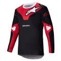 dres RACER VEIL, ALPINESTARS (čierna/červená, veľ. S)