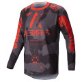 šaty RACER HOLLOW, ALPINESTARS (šedá camo/oranžová fluo, veľ. S)