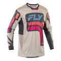 šaty LITE VICE, FLY RACING - USA 2025 (šedá/ružová, veľ. 2XL)