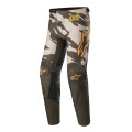 nohavice RACER TACTICAL, ALPINESTARS (piesková/zelená/mandarinka, veľ. 40)