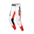 nohavice SUPERTECH WARD, ALPINESTARS (biela/oranžová, veľ. 36)