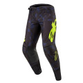 nohavice TECHSTAR RANTERA, ALPINESTARS (čierna/modrá/žltá fluo, veľ. 32)