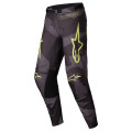 nohavice RACER HOLLOW, ALPINESTARS (tmavá camo/žltá fluo, veľ. 28)