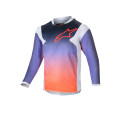 dres RACER HOEN KIDS, ALPINESTARS, detský (svetlo šedá/gradient/čierna, veľ. 2XS)