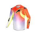 dres RACER LUCENT, ALPINESTARS, detský (biela/čierna/žltá fluo, veľ. S)