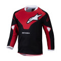 detský dres RACER VEIL KIDS, ALPINESTARS, (čierna/červená, veľ. 2XS)