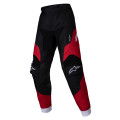 nohavice RACER VEIL KIDS, ALPINESTARS, detské (čierna/červená, veľ. 18)