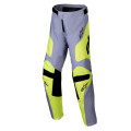 nohavice RACER VEIL, ALPINESTARS, detské (šedá/žltá fluo, veľ. 24)