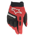 rukavice FULL BORE, ALPINESTARS, detské (červená/čierna, veľ. 2XS)