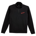 mikina MISSION 2 MIDLAYER, ALPINESTARS (čierna/červená, veľ. 2XL)