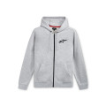 mikina AGELESS CHEST HOODIE, ALPINESTARS (šedá/čierna, veľ. L)