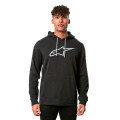 mikina AGELESS 2 HOODIE, ALPINESTARS (šedá/čierna, veľ. M)