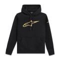 mikina GILDED HOODIE, ALPINESTARS (čierna/zlatá, veľ. L)