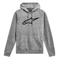 mikina AGELESS HOODIE 3, ALPINESTARS (šedá/čierna, veľ. M)