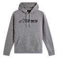 mikina BLAZE HOODIE 3, ALPINESTARS (šedá/čierna, veľ. S)