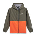 bunda SPEEDED WINDBREAKER, ALPINESTARS (zelená/oranžová, veľ. M)