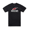 tričko RIDE 4.0 CSF, ALPINESTARS (čierna/biela/červená, veľ. M)