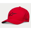 šiltovka AGELESS WP TECH HAT, ALPINESTARS (červená/čierna, veľ. S/M)