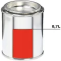 AUTOLAK HLADKÁ FARBA (2K) 0,7L