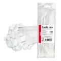 AMIO Sťahovacie pásky biele 2,5 × 200 mm 100ks