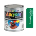 ALKYTON - Alkyduretánová antikorózna farba na kov 2v1 bez základu smaragdovo zelená lesklá 750ml