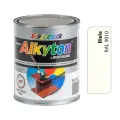 ALKYTON - Alkyduretánová antikorózna farba na kov 2v1 bez základu lesklá  biela 750ml