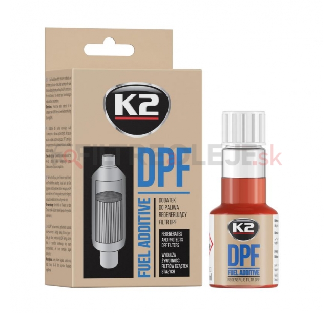 K2 DPF Cleaner - regeneruje filter pevných častí 50 ML.jpg