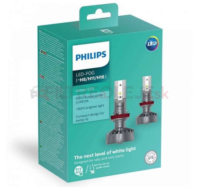 PHILIPS LED H8:H11:H16 ULTINON +160% PHILIPS.jpg