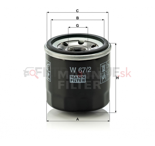 MANN FILTER Olejový filter W 67:2.jpg