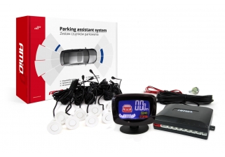 AMIO asistenty parkovania LED-GRAF 8-senzorové bielé.jpg